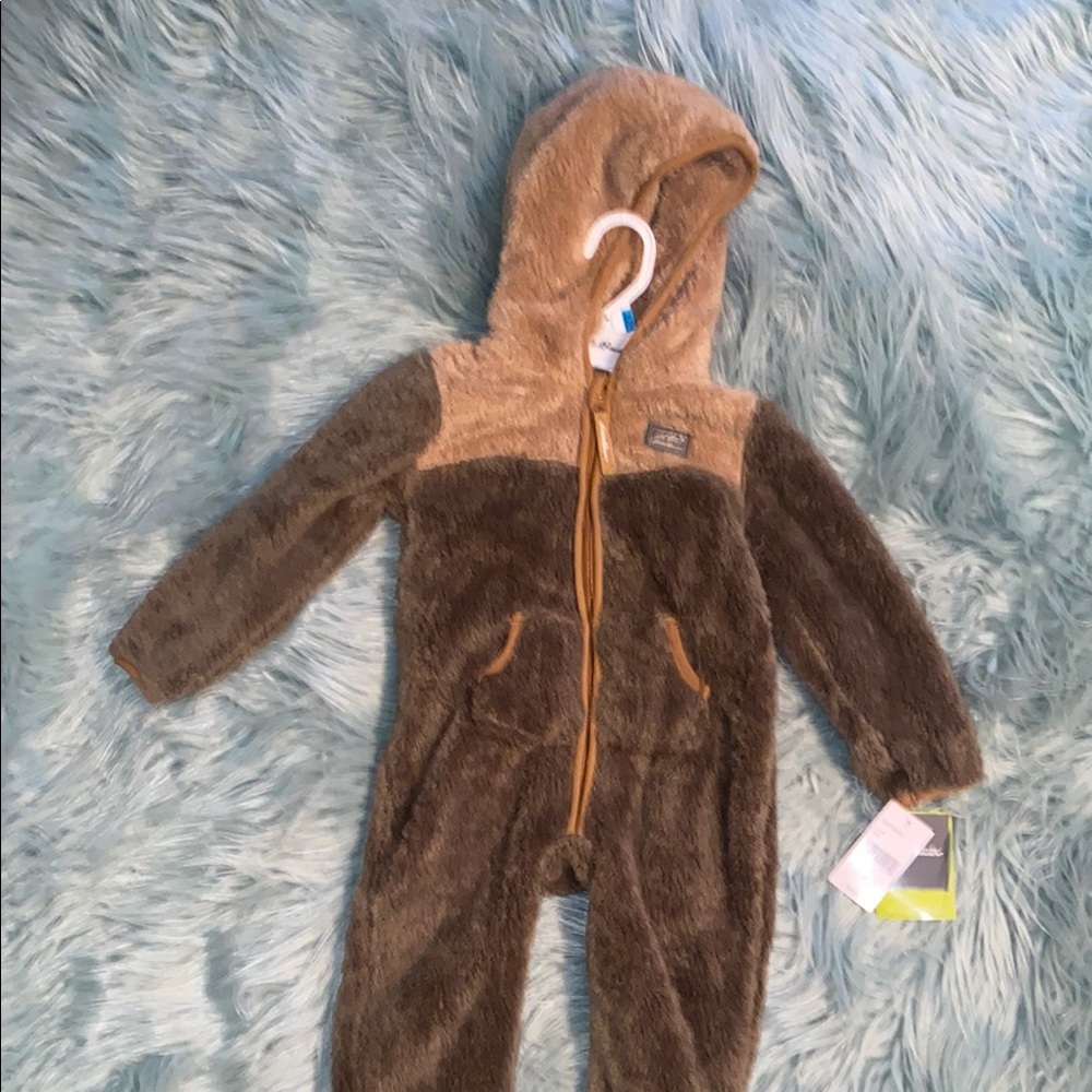 Eddie Bauer Quest Plush Coverall Hooded Fleece NWT 24 months